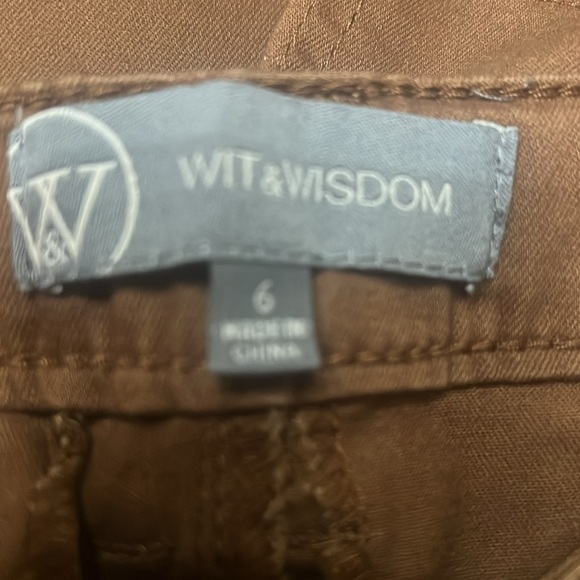 Wit & Wisdom Tobacco High Rise Utility Flex-Ellent Pant. - Picture 4 of 9